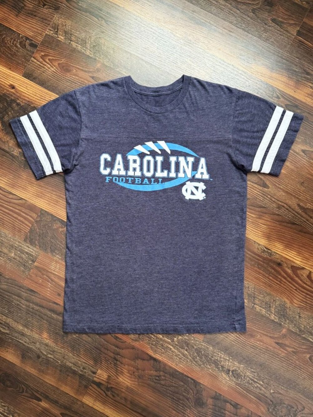 University of North Carolina Football Crewneck Jersey T-Shirt